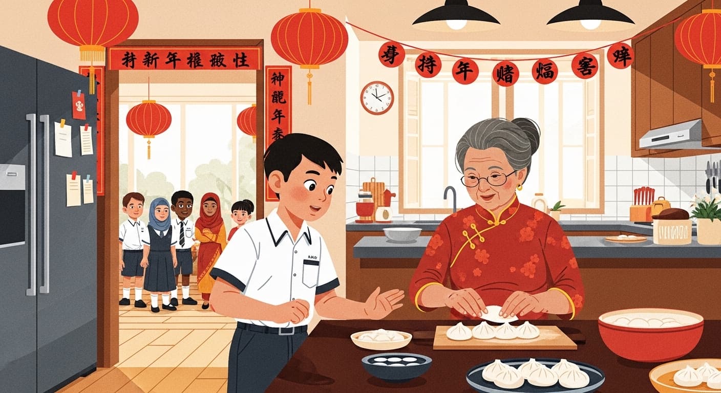 Storyboard scene: Hometown Food