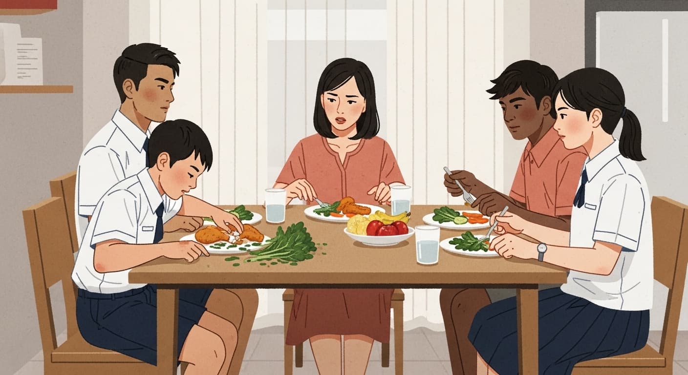 Storyboard scene: The Picky Eater