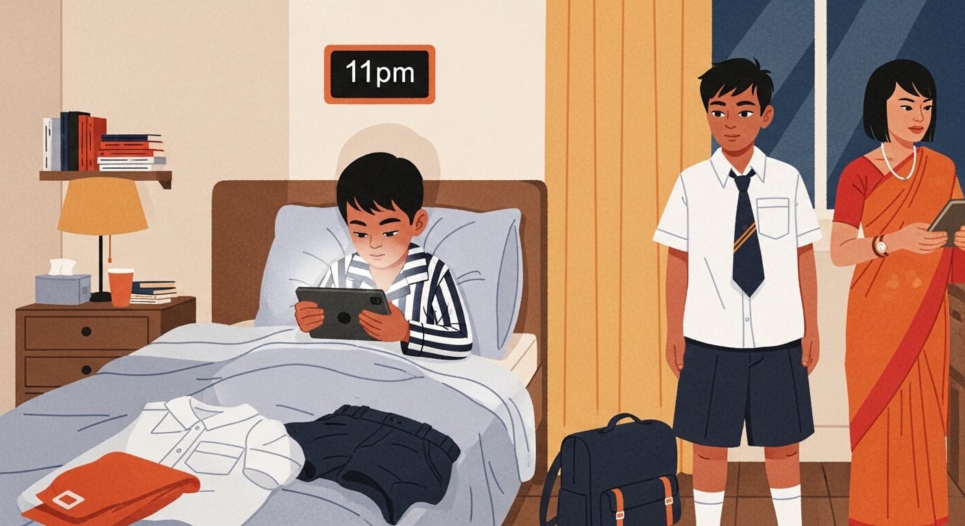 Storyboard scene: Early to Bed, Early to Rise