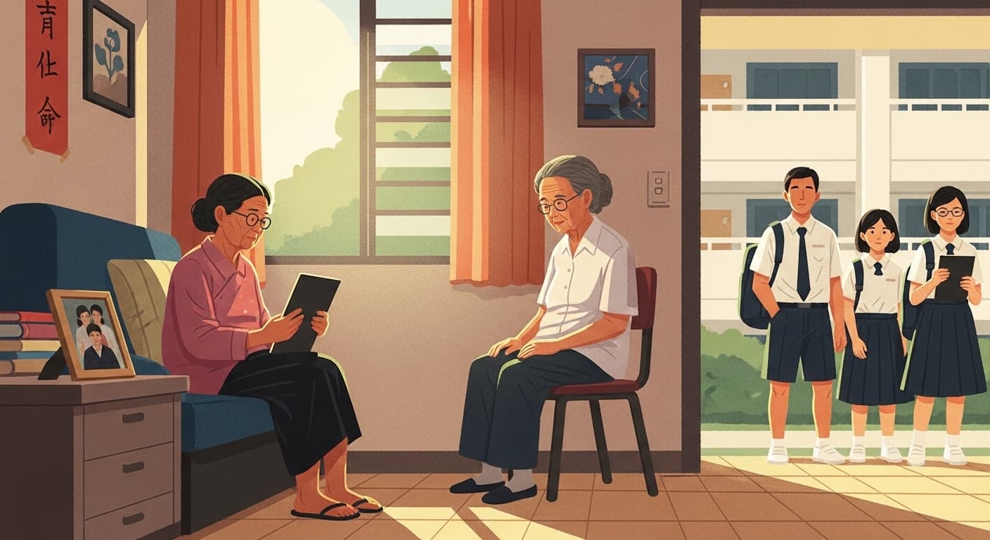 Storyboard scene: Seniors Living Alone