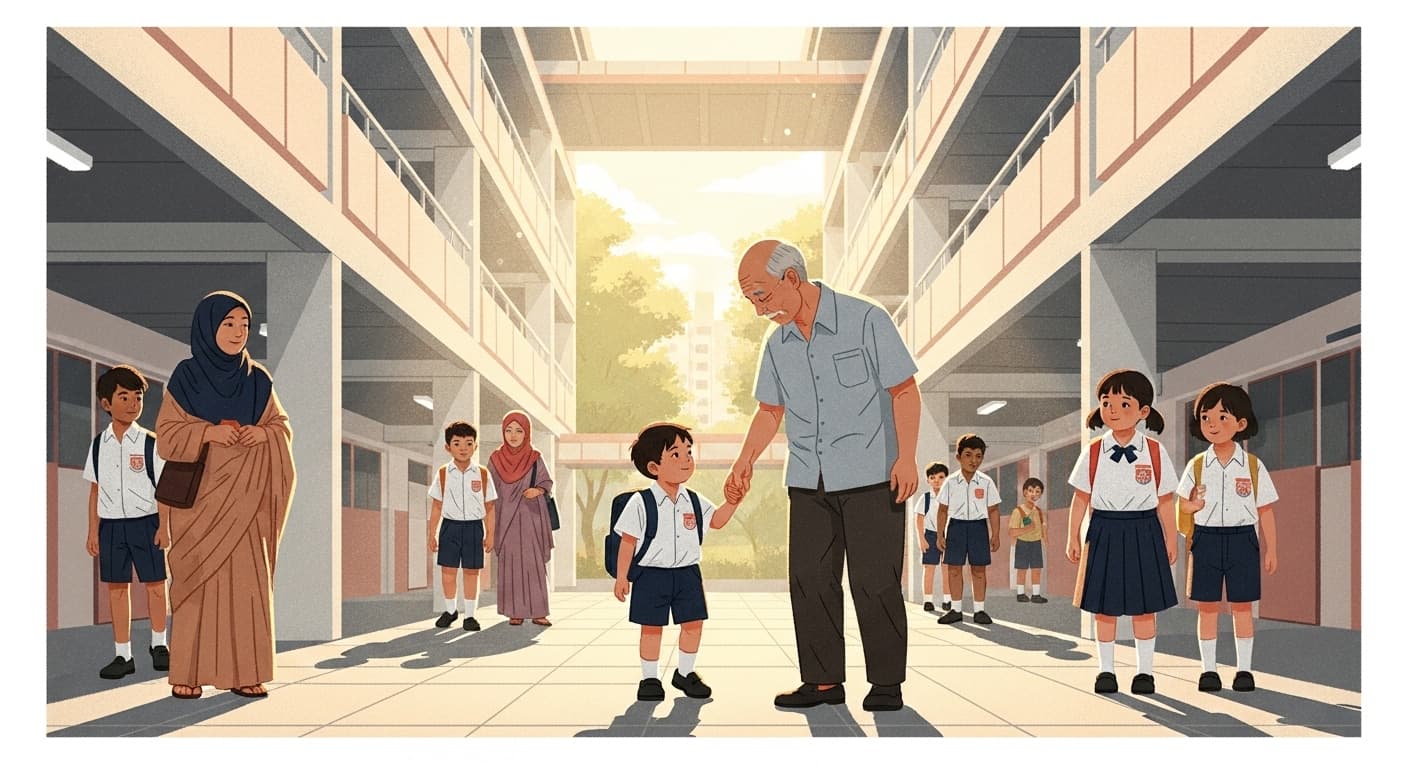 Storyboard scene: Grandparent-Grandchild Bond