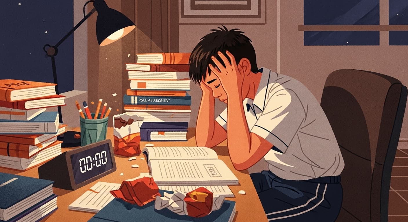 Storyboard scene: Exam Stress