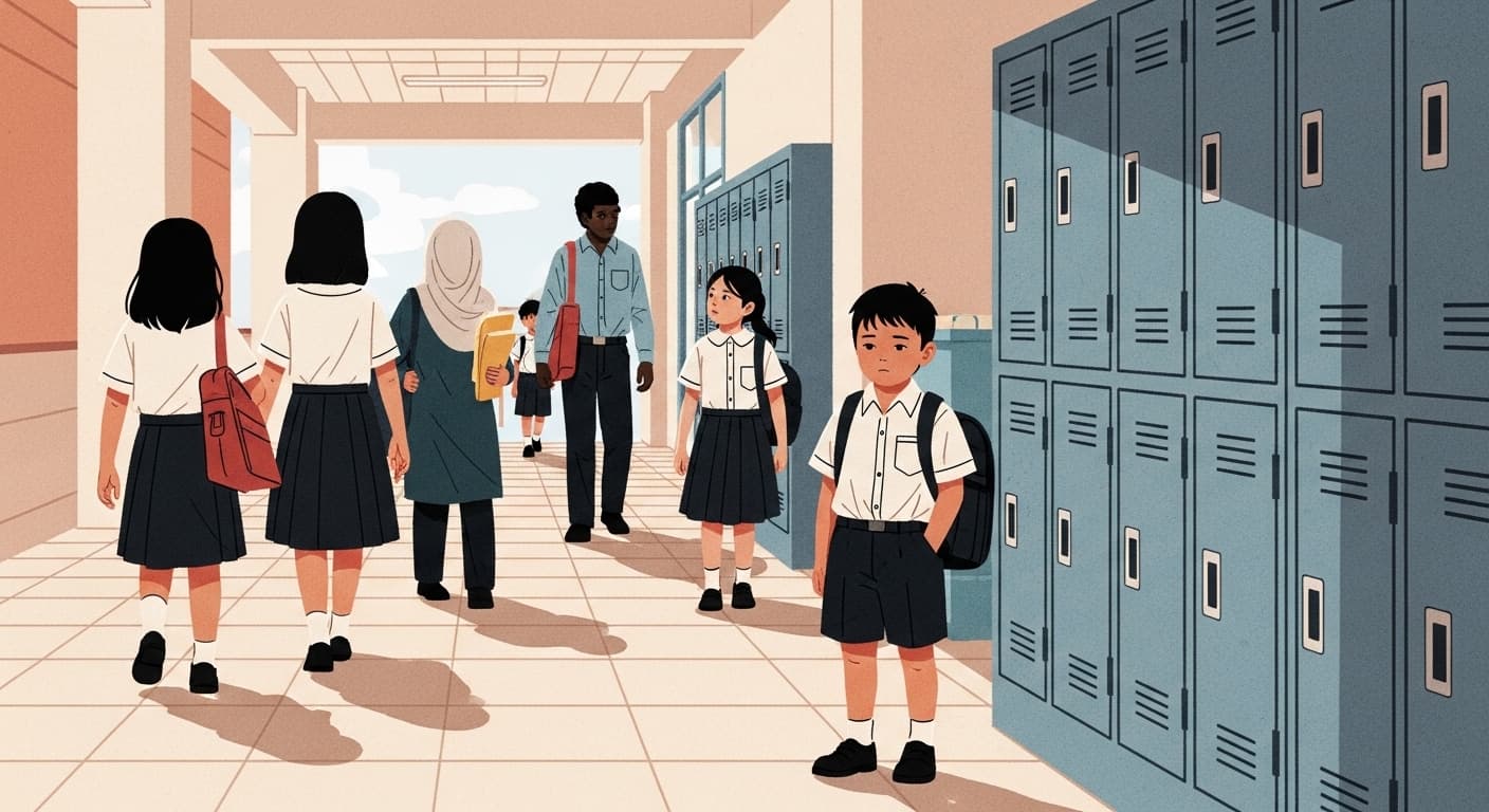 Storyboard scene: Bullying at School