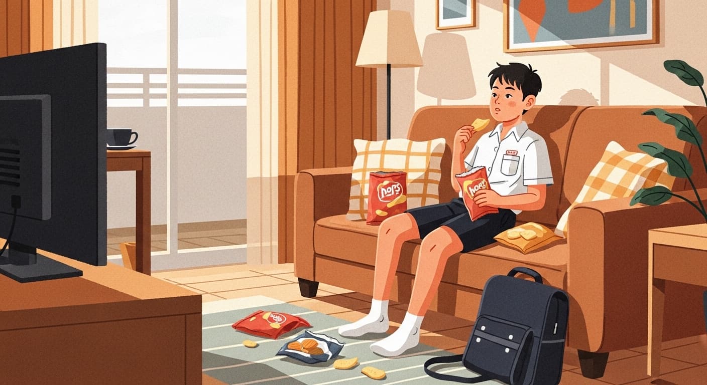 Storyboard scene: Healthy Lifestyle