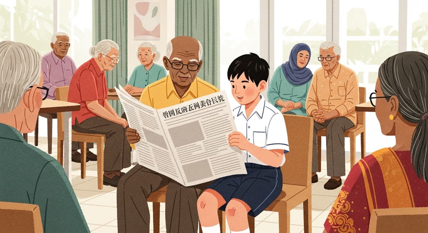 Storyboard scene: Caring for the Elderly
