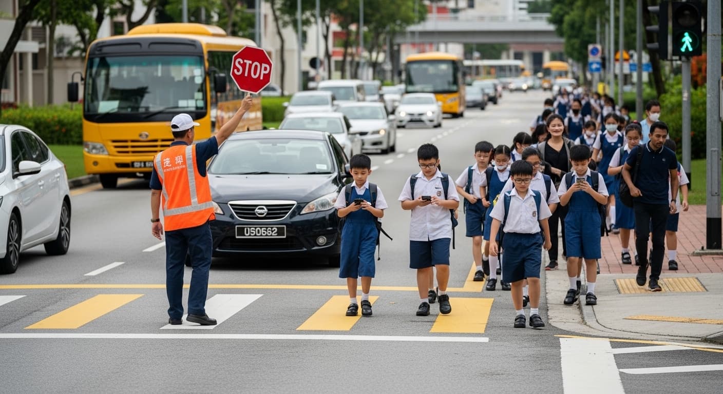 Photograph stimulus: Staying Safe