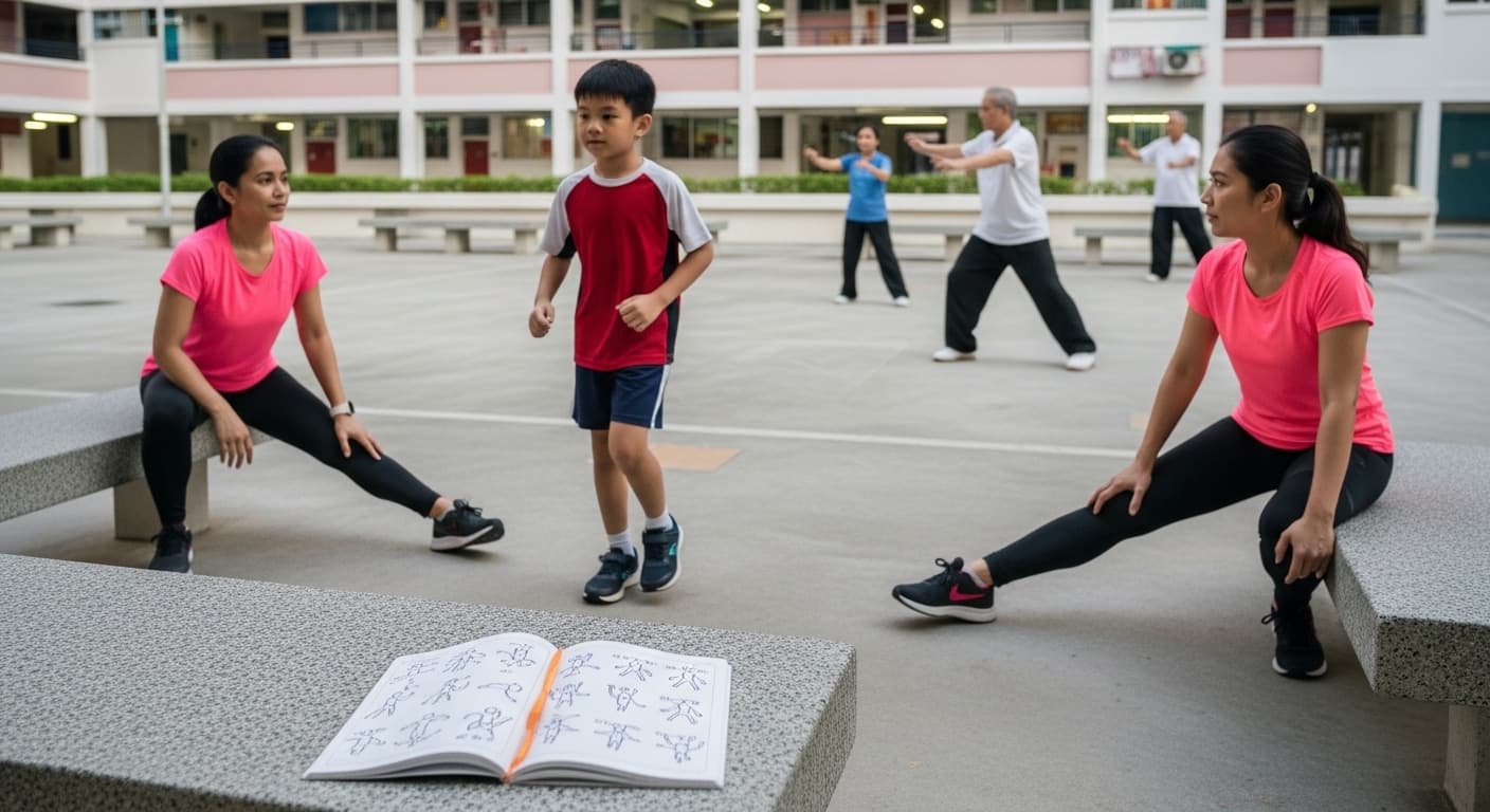 Photograph stimulus: Exercise Routine