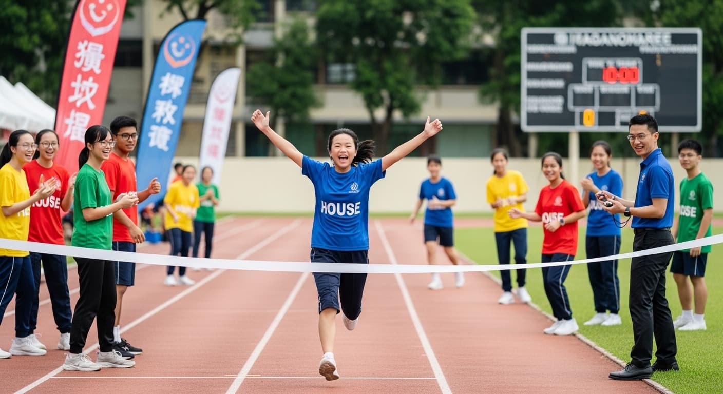 Photograph stimulus: Sports Day